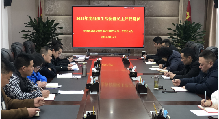 m88明昇集团第一党支部召开组织生活会暨民主评议党员会议